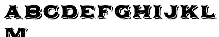 Applewood Regular Font UPPERCASE