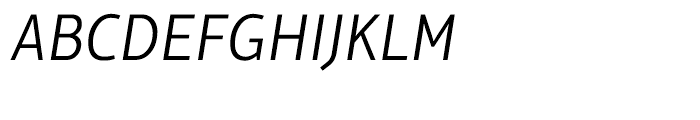 Aptifer Sans Light Italic Font UPPERCASE
