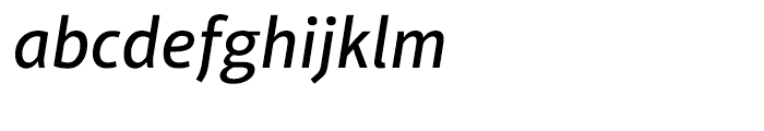 Aptifer Sans Medium Italic Font LOWERCASE