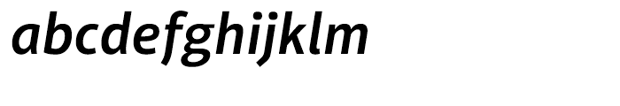 Aptifer Sans Semibold Italic Font LOWERCASE