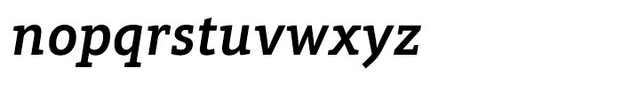 Aptifer Slab Semibold Italic Font LOWERCASE