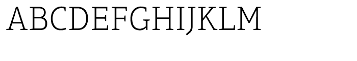 Aptifer Slab Thin Font UPPERCASE