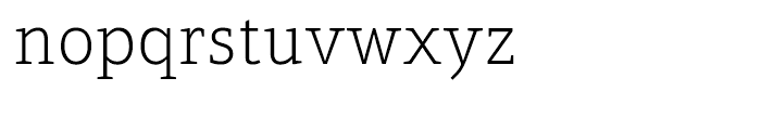 Aptifer Slab Thin Font LOWERCASE