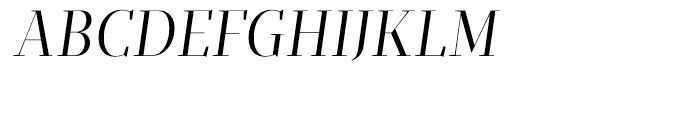 Apud Display Roman Italic Font UPPERCASE