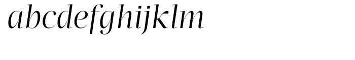 Apud Display Roman Italic Font LOWERCASE