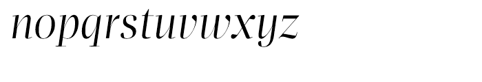 Apud Display Roman Italic Font LOWERCASE