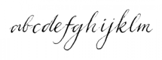 Aphrosine Light Font LOWERCASE