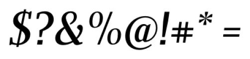 Apud Medium Italic Font OTHER CHARS