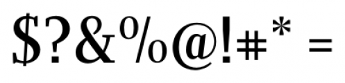 Apud Medium Font OTHER CHARS