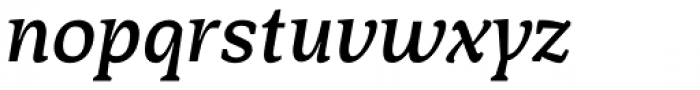 AP Pro Semi Bold Italic Font LOWERCASE