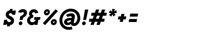 APN Ggantija Extra Bold Italic Font OTHER CHARS