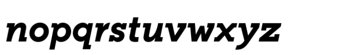 APN Ggantija Extra Bold Italic Font LOWERCASE