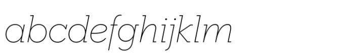 APN Ggantija Extra Light Italic FONT