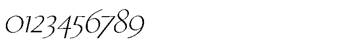 APN Ochra Italic Font OTHER CHARS