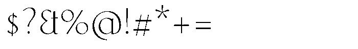 APN Ochra Regular Font OTHER CHARS