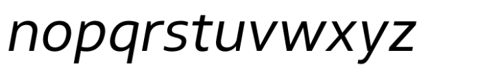 Apacible Italic Font LOWERCASE
