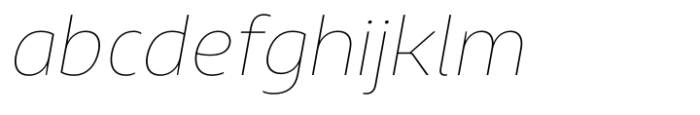 Apacible Thin Italic FONT