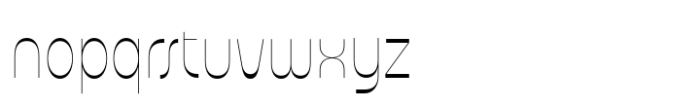 Apatite Thin Font LOWERCASE