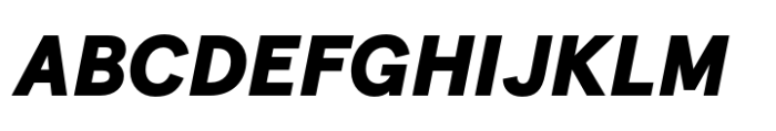Apercu Black Italic Font UPPERCASE