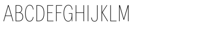 Apercu Condensed Thin Font UPPERCASE