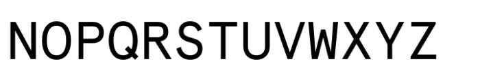 Apercu Mono Pro Regular Font UPPERCASE