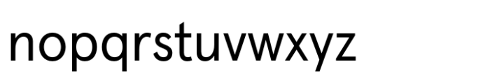 Apercu Regular Font LOWERCASE