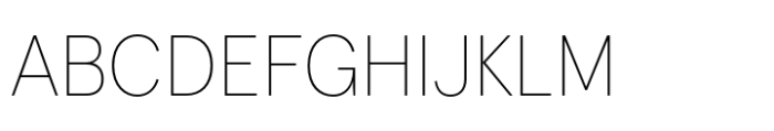 Apercu Thin Font UPPERCASE