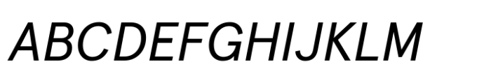 Apercu Variable Italic Font UPPERCASE