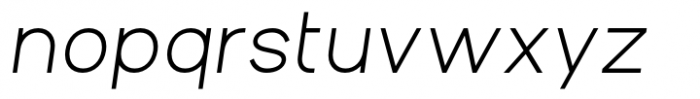 Aperta Italic Font LOWERCASE