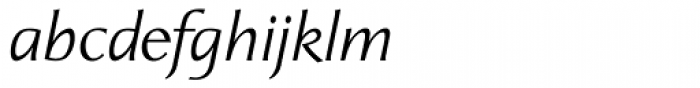 Aperto Italic Font LOWERCASE
