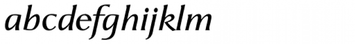 Aperto SemiBold Italic Font LOWERCASE