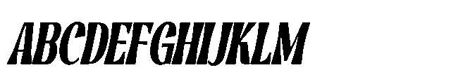 Aphilles Italic Font UPPERCASE