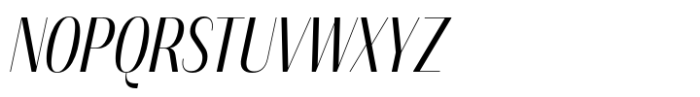 Aphirom Italic Font UPPERCASE