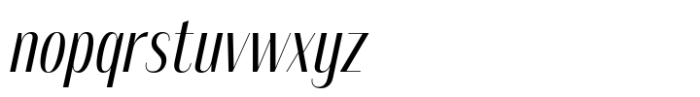 Aphirom Italic Font LOWERCASE