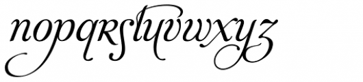 Aphrodite Contextual Font LOWERCASE