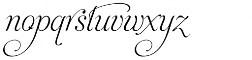 Aphrodite Slim Stylistic Font LOWERCASE