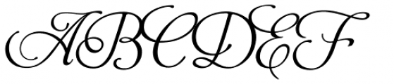 Aphrodite Stylistic Font UPPERCASE