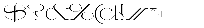 Aphyx Font OTHER CHARS