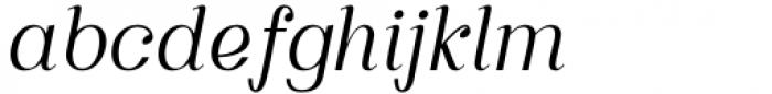 Apium Light Italic Font LOWERCASE