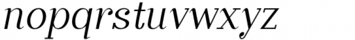 Apium Light Italic Font LOWERCASE