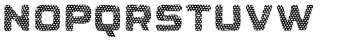 Apnea Inline Fill Reverse Halftone Font UPPERCASE