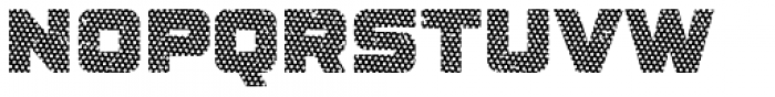 Apnea Reverse Halftone Font UPPERCASE