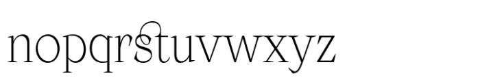 Apoc Normal Hairline Font LOWERCASE