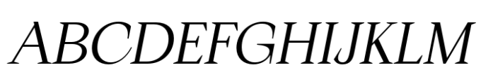 Apoc Normal Regular Italic Font UPPERCASE