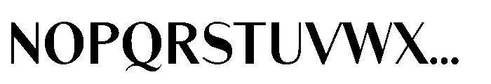 Apoc Sans Dark Font UPPERCASE