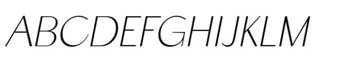 Apoc Sans Light Italic Font UPPERCASE