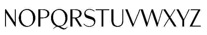Apoc Sans Regular Font UPPERCASE