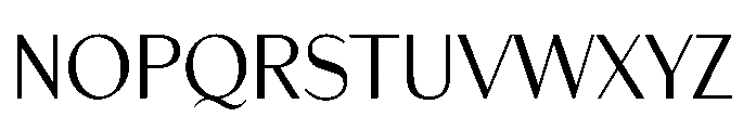 Apoc Sans Variable Hairline Font UPPERCASE