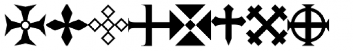 Apocalypso D Crosses Font UPPERCASE