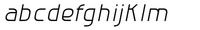 Apocalyptic Italic Font LOWERCASE